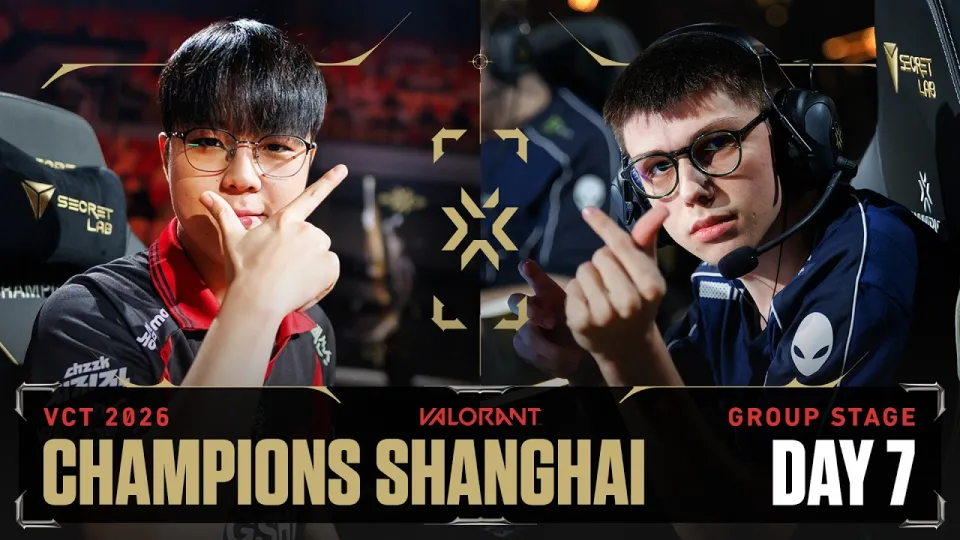 What does the VALORANT Champions Shanghai group stage decide before the playoffs?